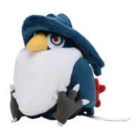 Officiële Pokemon center knuffel Pokemon fit Honchkrow 14cm